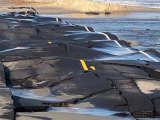 Hwy. 12 on Ocracoke Buckled by Tide